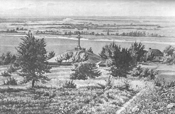 Чавунний хрест на могилі. 1890-ті роки
