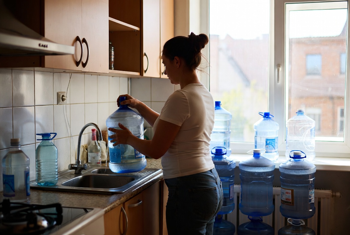 Знеструмлення станції: Марганець без води.