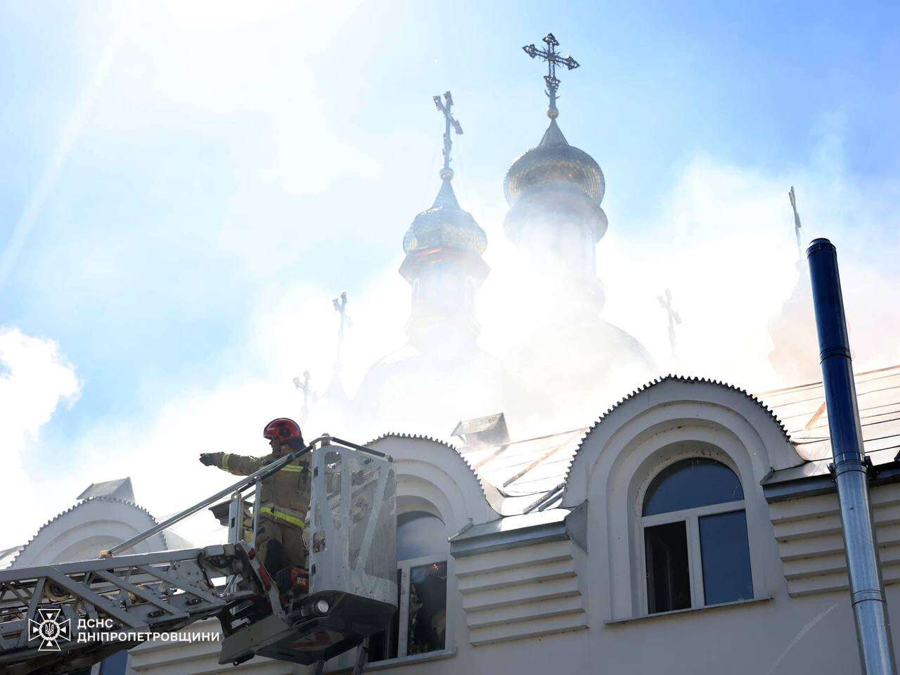 Пожежа у храмі у Дніпрі